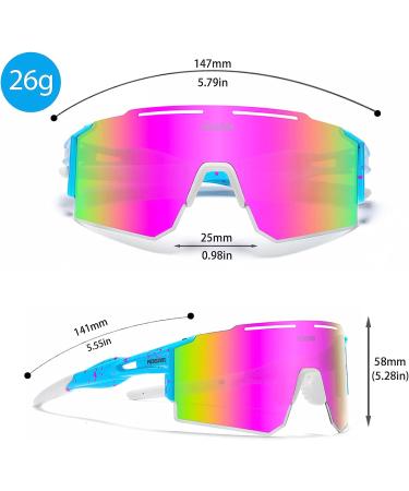 IKTOD Vipers Sunglasses - UV400 Anti-Ultraviolet Cycling Sunglasses for Men and Women - Buy Online on GoSupps.com