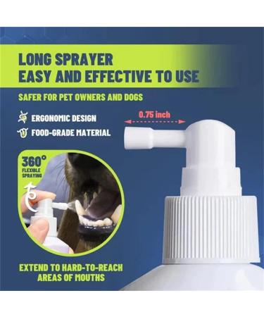 PetClean Teeth Cleaning Teeth Cleaning Spray for Dogs & Cat Pet Clean Teeth Spray Convenient No Brushing Pet Oral Spray Clean Teeth (1PCS) - Buy Online on GoSupps.com
