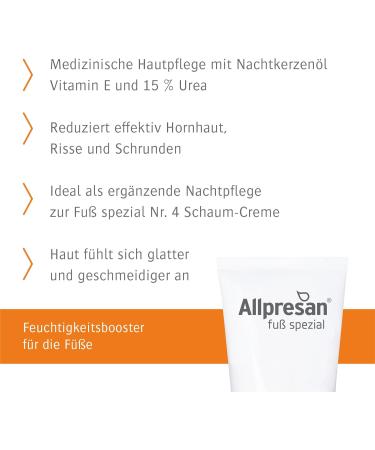  Allpresan Allpresan Foot Care Kit #4 for Callus and Cracks - Daily Callus Skin Care - Foam Cream Kit 125ml & 125ml Lipid Ointment & Reducing Cream - Buy Online on GoSupps.com