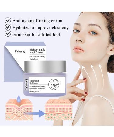 FYeang 2Pcs Tighten And Lift Neck Cream Neck Firming Cream Tightening Lifting Sagging Skin Neck Cream Neck Cream for Tightening and Firming Tighten and Lift Neck Cream - Buy Online on GoSupps.com