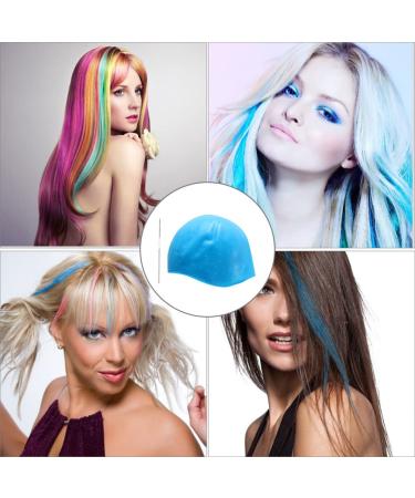 Beaupretty Highlighting Silicone Cap with Hook - 2 Sets | Reusable Hair Coloring Caps with Crochet Hooks - Perfect for Hair Dyeing - Buy Online on GoSupps.com