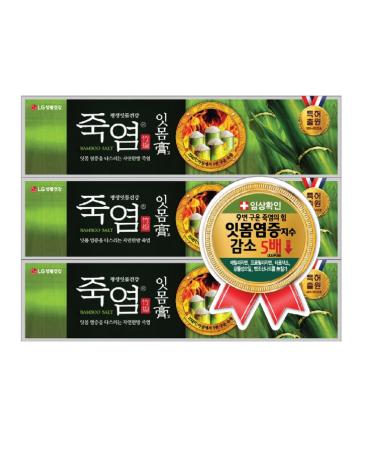 LG ITMOMGO Bamboo Salt Toothpaste 120g (4.3 oz.) x 3pcs