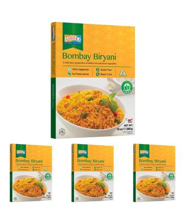 ASHOKA - Instant Bombay Biryani - 1 X 280 GR (Pack of 4) 280 g (Pack of 4)