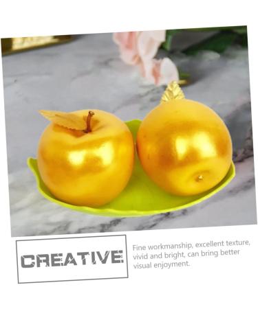 HOMSFOU 20 Pcs Simulated Fake Apples Simulation Apples Artificial Apples Wedding Party Decoration Apples Model Fruit Wedding Decor Decorative Model Ax Christmas Foam Goldenx5pcs 8X8X7CMx5pcs - Buy Online on GoSupps.com