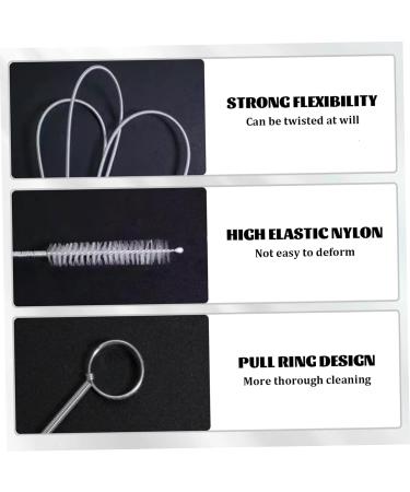 Drain Brush 2Pcs 59 Inch Flexible Drain Cleaning Brush Steel Long Pipe Cleaners Multi-Purpose Steel Pipe Cleaners for Cleaning Car Drain Fridge Drain & More - Buy Online on GoSupps.com