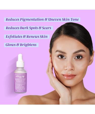 Natural Vibes Redefining Face Serum | With 100% Plant Based Niacinamide Vitamin C Alpha Arbutin & AHA | Reduce Pigmentation | Dark Spots & Scars | Glow & Hydrate |30 ml | For Men & Women - Buy Online on GoSupps.com