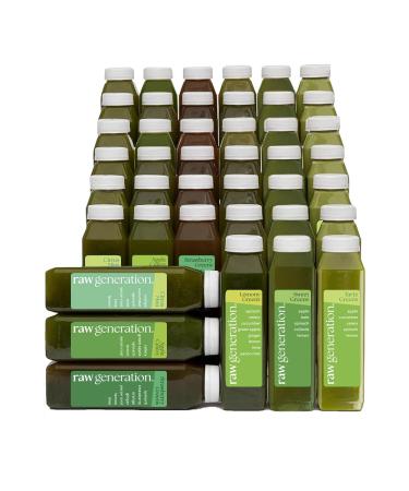 Raw Generation 7-Day Detox Cleanse 23% Less Sugar Than Other Cleanses | Detox Your Body | Reset Your Diet & Support Weight Loss | Improved Energy | Clearer Skin | Improved Gut Health 7-Day Cleanse