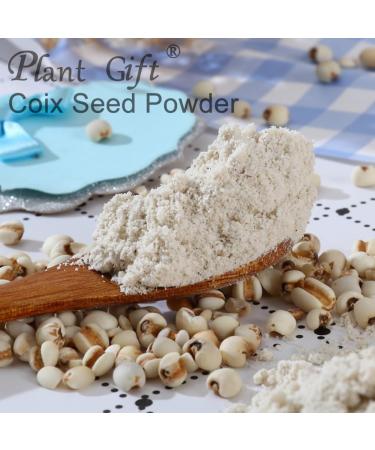 100% Natural Pure Coix Seed Powder 100g/3.52oz farine de noyau d' meraude de Coix chicor e farine de noyau d' meraude cuisson recettes et boissons | sans conservateurs - Buy Online on GoSupps.com
