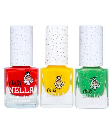Miss Nella Traffic Lights Set of 3 - Safe & Smell-Neutral Nail Lacquer | International Shipping Available - Buy Online on GoSupps.com