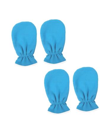 Healeved 2paires Moufles Chauffantes En Paraffine Pour Spa Housse De Soin Pour Mains 29X16cm