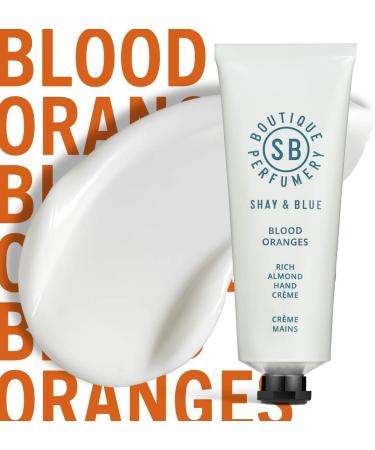 SHAY & BLUE Rich Almond Hand Creme - Blood Oranges - Scented Hand Lotion (40ml) - Buy Online on GoSupps.com