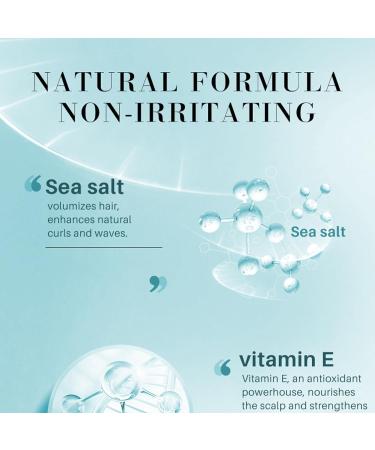 Mens Beach Hair Spray Sea Salt Spray Sea Salt Spray For Hair Men Sea Salt Spray Natural & Organic Defining Leave-In Hair Styling Mist Men Hair Nourishing Spray Lifts And Texturizes Hair 1/2/3pc 1pcs*50ml - Buy Online on GoSupps.com