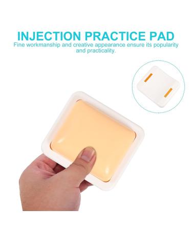 Baluue 3 PCS Intramuscular Injection Training Pad Set - Silicone Human Skin Trainer 8X7.5CM - Pack of 3 - Buy Online on GoSupps.com