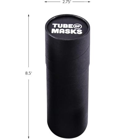 Tabbies Tube Mask Holder - Black | 2 Pack - Optimal Comfort & Fit for Masks - International Shipping Available - Buy Online on GoSupps.com