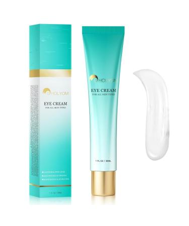 Advanced Eye Cream for Eye bags - Targeted Solution for Puffiness Wrinkles Dark Circles and Firmness - Temporary Firming & Tightening Treatment - Wrinkle Filler Natural Infusions 1 oz 1 Fl Oz (Pack of 1)