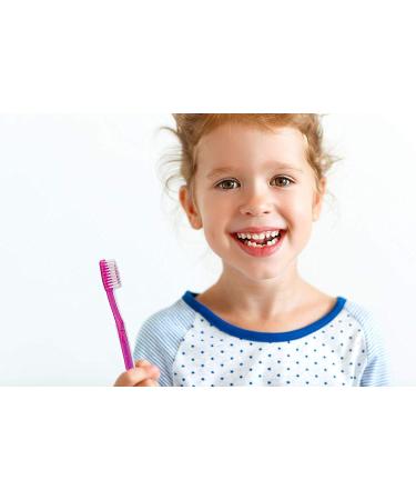 144 Kids Bubblegum Disposable Toothbrushes - No Water Needed - Individually Wrapped - Easy Prepasted Toothbrushes - 144 Pack - Buy Online on GoSupps.com