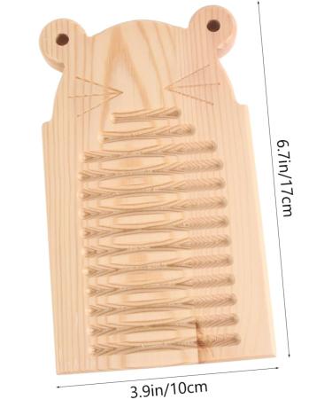 Buy FOMIYES Mini Wooden Washboard - 1pc Laundry Clothes Washing Board (17x10cm) for Home Use | International Shipping Available - Buy Online on GoSupps.com