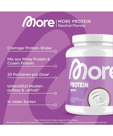More Nutrition Total Protein Powder with Whey and Casein with Amino Acids and Lactase Management and Muscle Building - Raspberry - 21.16 Oz - Buy Online on GoSupps.com