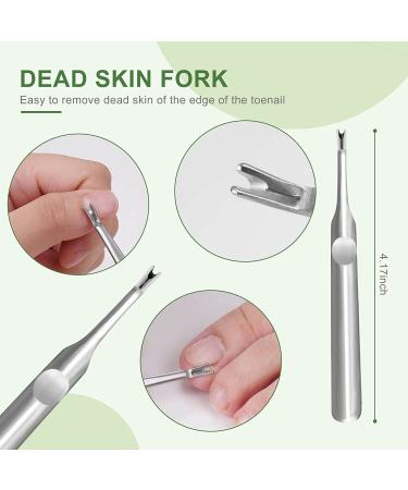 TEAORB 5PCS Professional Ingrown Toenail Tool Kit - Premium Stainless Steel Pedicure & Manicure Tools for Nail Correction, Pain Relief & Care - Buy Online on GoSupps.com