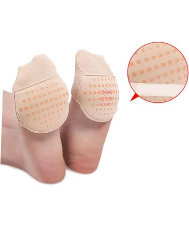 6 Pairs Seamless Invisible Forefoot Pad Half Socks - Cushioned Toe Topper Liner for Comfort | International Shipping - Buy Online on GoSupps.com