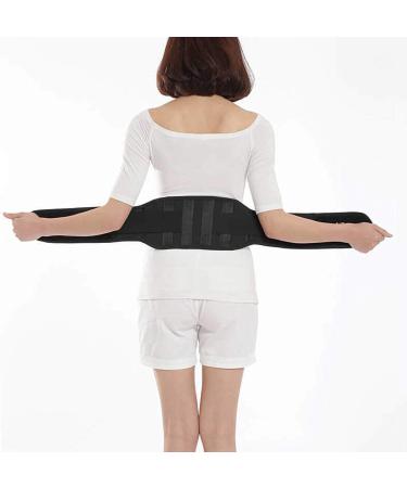 Trintion Back Bandage with Support Struts Adjustable Breathable Nylon for Posture Correction & Back Stabilization (Waist 70-90cm) - Buy Online on GoSupps.com