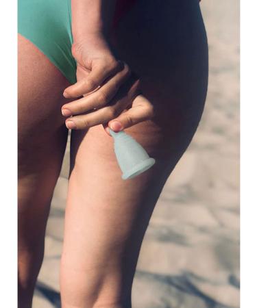 Selenacare Menstrual Cup Size S - Washable Medical Silicone Period Cup with Cotton Storage Bag | Eco-Friendly & Comfortable - Buy Online on GoSupps.com