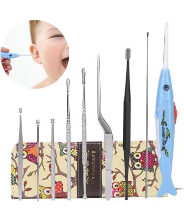 10PCS Luminous Children Ear Wax Removal Tool Set - Home Earpick & Tweezers for Safe Earwax Removal - Buy Online on GoSupps.com