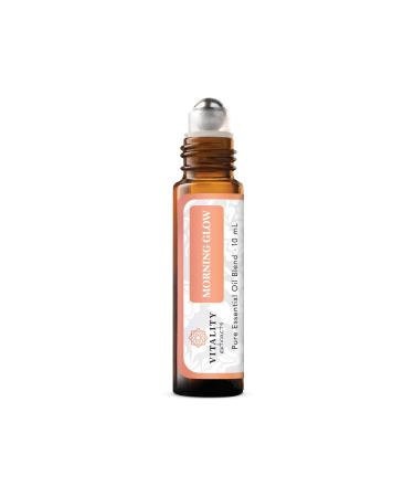 Vitality Extracts Morning Glow - Roll-On Daily Moisturizing Serum Avocado Oil Tone Rosehip Vegan Supple Skin Radiant All Skin Types Hydrates & Nourishes