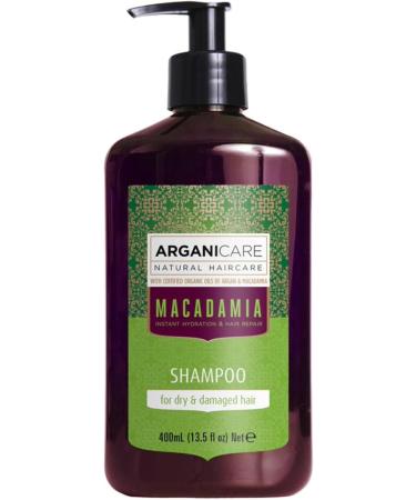 Arganicare | Duo Shampoo + Conditioner | With Macadamia Oil | Prevents and Fights Split Ends | Shiny Effect | All Hair Types | 1x400 ML+ 1x400mL - Buy Online on GoSupps.com