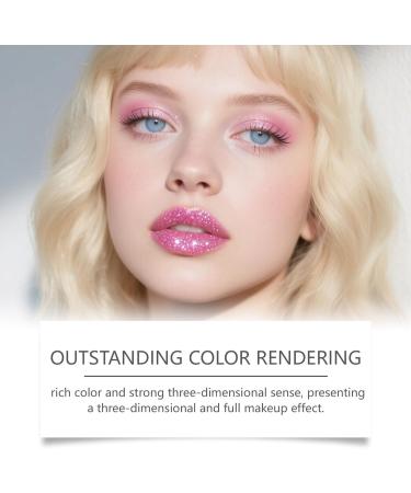  Duroecsain Glitter Lip Gloss | Waterproof Cosmetics Moisturizing Beauty Glossy Lipstick Makeup | For Outings Dates Travel Work Birthdays Weddings Brides - Buy Online on GoSupps.com