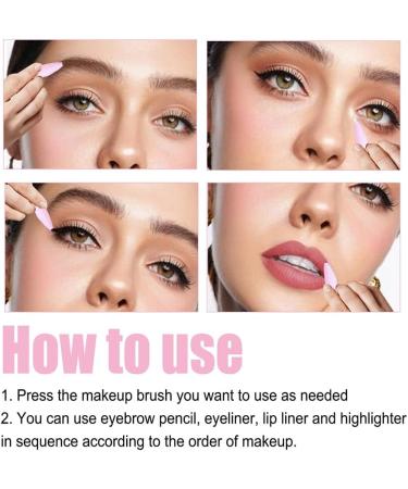 4 In 1 Makeup Pen Multi Functiona 4 In 1 Makeup Pen 4 Colors Portable Eyebrow Eyeliner Lip Liner Highlight Eye Makeup Beauty Pen Makeup Cosmetic Tool (1pc) - Buy Online on GoSupps.com