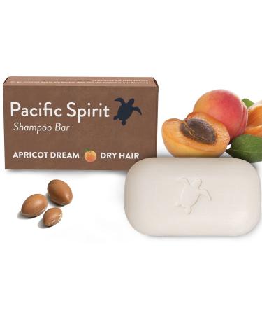 Pacific Spirit Shampoo Bar with Argan Oil for dry Hair - gentle moisturizing - Tropical Scent - SLS free  Sulfate-Free  Soap-Free  Zero Waste  Vegan  3.53 Oz Tropical (dry hair) 3.53 Ounce (Pack of 1)