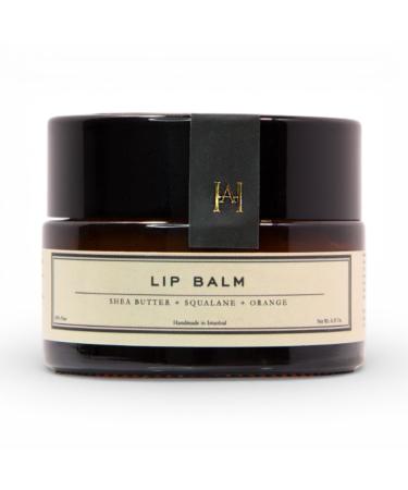 HMA | Citrus Lip Balm With Orange Peel Oil Shea Butter Calendula & Squalane | Nourishing Lip Care for Dry or Chapped Lips | Natural Moisture & Citrus Glow | 0.35 Oz