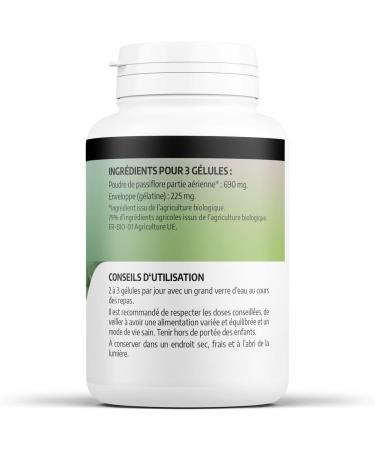 Organic Passion Flower 230 mg - 200 Capsules - Ecocert Certified - Orgaliane - Buy Online on GoSupps.com