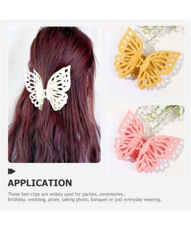 KALLORY White Claw Girl Hair Clips - 8pc Large Matte Hair Claw Set for Women & Girls - Buy Online on GoSupps.com