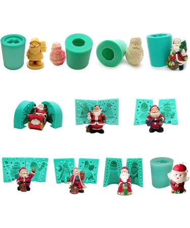 Christmas Silicone Candle Mold Santa Claus 3D Soap Mold Aroma Candle Plaster Mold Chocolate Mold Christmas Home Decor Santa Mold Silicone Chocolate Soap 3d S0098 - Buy Online on GoSupps.com