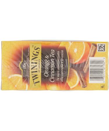  Twinings Twinings Orange Cinnamon Flavoured Black Tea with Wrap-Around Flavour with Caffeine Infused & Herbal Tea 4 Packs of 25 Filters - Buy Online on GoSupps.com