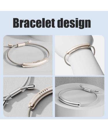 Adjustable Mosquito Repellent Bracelet | Non-Toxic Bug Repeller Wristbands for Kids & Adults | Natural Essential Oil Outdoor Mosquito Bands - Knight Silver - Buy Online on GoSupps.com