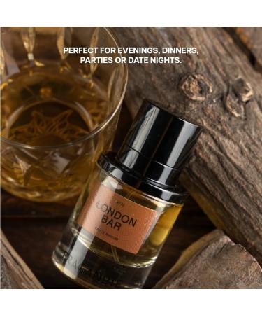 London Bar Eau De Parfum 1.7oz | Woody Men's Fragrance Spiced Rum Scent | Long-Lasting | Woody Men s Fragrance with Spiced Rum | Bold & Sophisticated Scent for Evenings Parties Special Occasions - Buy Online on GoSupps.com