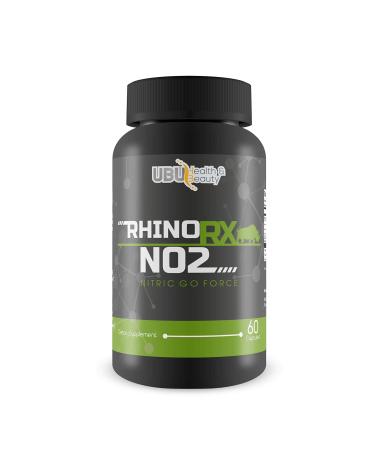 Rhino Rx - Nitric - Go Force - Muscle Building Power - Boost Circulation to Enhance Blood Flow to All Vital Areas. Blood Flow Expansion Helps All Muscle Tissue to Pump Grow and Perform its Best