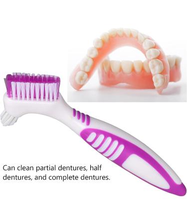 Denture Cleaning Brush Set - Premium Hygiene Cleaner Tool for Denture Care - Buy Online on GoSupps.com