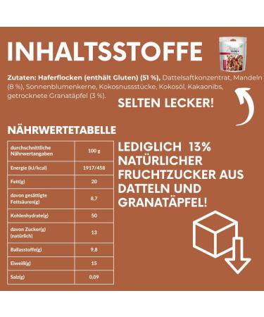  ZBARZ Zbarz Vegan Grain Protein Granola & No Added Sugar (Alammond Pomegranate 200g) - Keto Knusper Muesli Breakfast for Weight Loss and Workout - Crunchy Cereal Made from - Buy Online on GoSupps.com