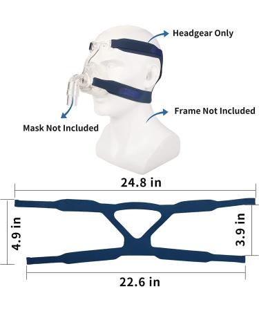 Universal CPAP Headgear Replacement Band - Blue - Buy Online on GoSupps.com