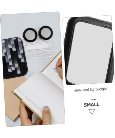 GOOHOCHY Glasses Holder - 2 Sets Colored Contact Lenses Storage Frame | Cute Plastic Travel Cases for International Shipping - Buy Online on GoSupps.com