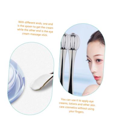 FRCOLOR 2pcs Eye Cream Massage Stick & Applicator - Zinc Alloy Eye Roller for Puffiness & Facial Massage - Buy Online on GoSupps.com