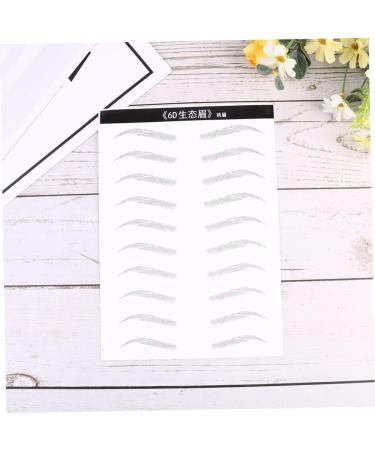 DOITOOL 4 Sheets Pairs Stick-on Brows Brow Tatoo Eyebrow Makeup Tools Eyebrow Stickers 6 Proof Patch - Buy Online on GoSupps.com