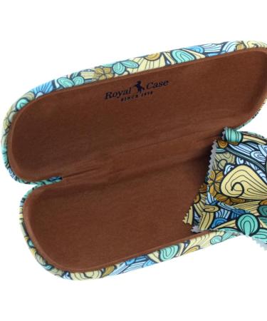 Shop Paule & Knopf Colorful Hard Case - Ethnic Pattern Print with Matching Microfiber Cloth | Green/Yellow - International Shipping Available! - Buy Online on GoSupps.com