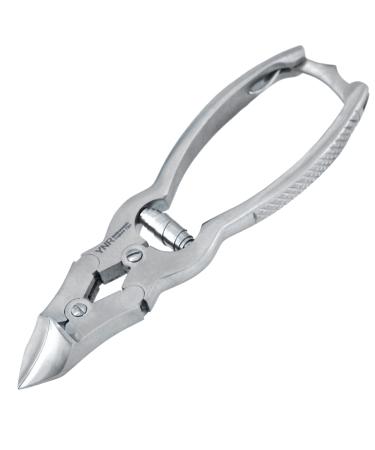 YNR Toenail Clippers by YNR Instruments England Podiatry Tool German Forged 6 inch Cantilever Nail Nippers to Cut Thick Toe Nails - Hospital Grade - 15cm - Barrel Spring