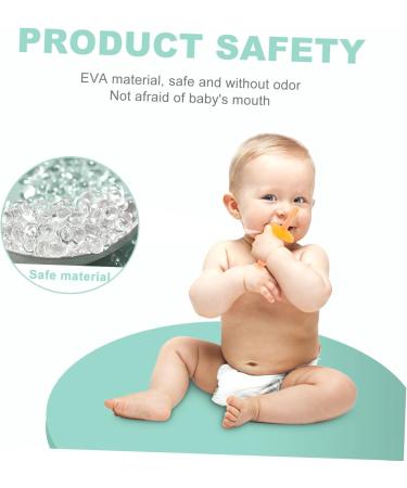 Minkissy Silicone Baby Toothbrush Set | Childrens Toothbrush with Banana Bite Ring | Premium Mouth Protection & Cleaning Gel Pink - Buy Online on GoSupps.com