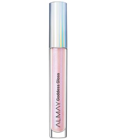 Lip Gloss by Almay, Non-Sticky Lip Makeup, Holographic Glitter Finish, Hypoallergenic, 200 Angelic, 0.9 Oz